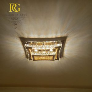 لوستر مدرن سقفی مدل اس ام دی سایز 40 60 مستطیل