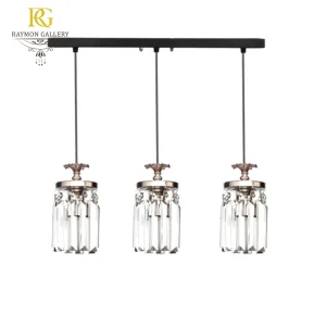 لوستر لاینر سقفی سه شعله نخل