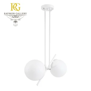 لوستر مولکولی 2 شعله طرح آویز