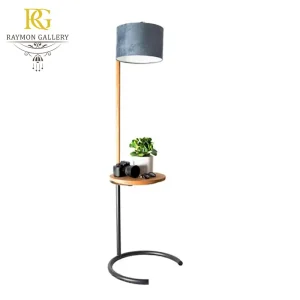 آباژور کنار سالنی بدنه چوب