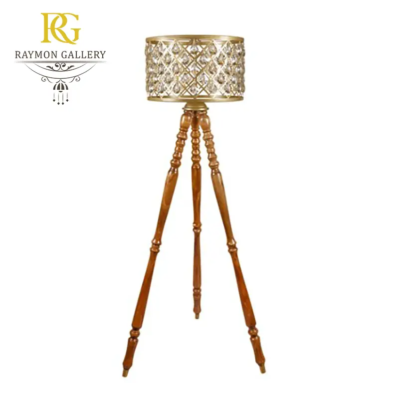 آباژور کنارسالنی پایه چوبی