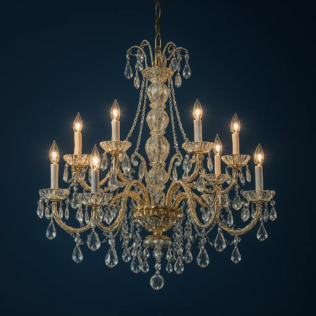 دسته‌بندی لوستر کریستالی