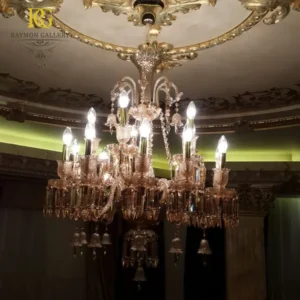 لوستر زنیت باکارات متوسط طلایی مات