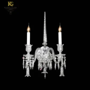 دیوار کوب کریستالی 2 تایی ایرانی سبک باکارات