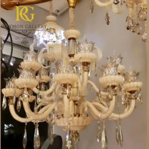 لوستر موج دار طبقاتی شامپاینی اشرافی