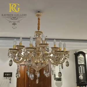 لوستر طلایی طبقاتی مدل ونیزی شیک