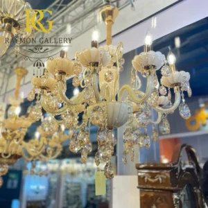 لوستر بزرگ مورانو کلاسیک پرنور