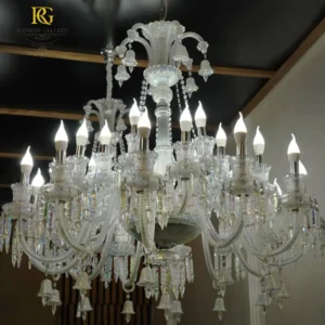 لوستر باکارت رنگ شفاف سبک اروپایی