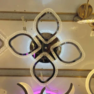 دیوار کوب مدرن وارداتی طرح هندسی کرومی