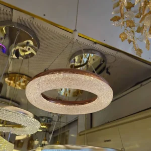 لوستر گرد ال ای دی وارداتی مدرن