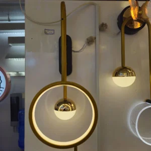 دیوارکوب  وارداتی طرح حلقه ای