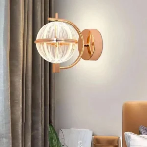 دیوار کوب مدرن شید لایه‌ای دایره‌ای