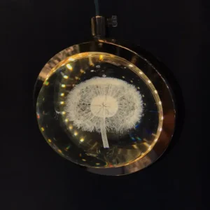 لوستر آویز کریستال مدرن حکاکی قاصدک