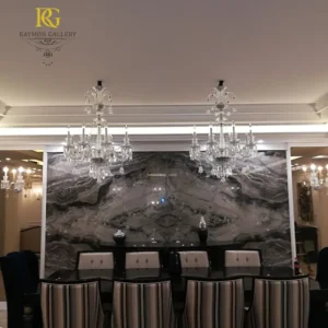 لوستر لوکس باکارات بلوری دوقلو