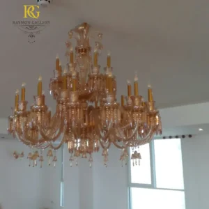 لوستر باکارات شامپاینی چند طبقه فرانسوی