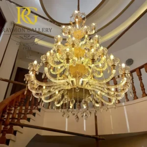 لوستر مورانو شامپاینی سلطنتی طبقاتی مجلل