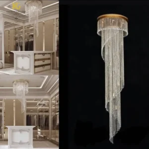 لوستر وید کریستالی وارداتی مدرن