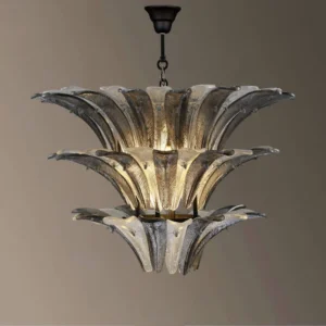 لوستر کریستالی دودی چند طبقه کلاسیک