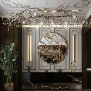 لوستر سقفی طراحی جدید مدل قطره آب