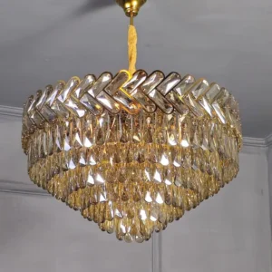 لوستر کریستالی مدرن لانه‌زنبوری