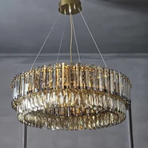 لوستر سانتی مدرن تمام کریستال