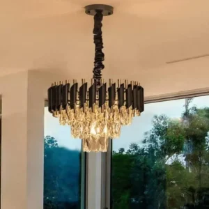 لوستر سقفی بلوری لاکچری