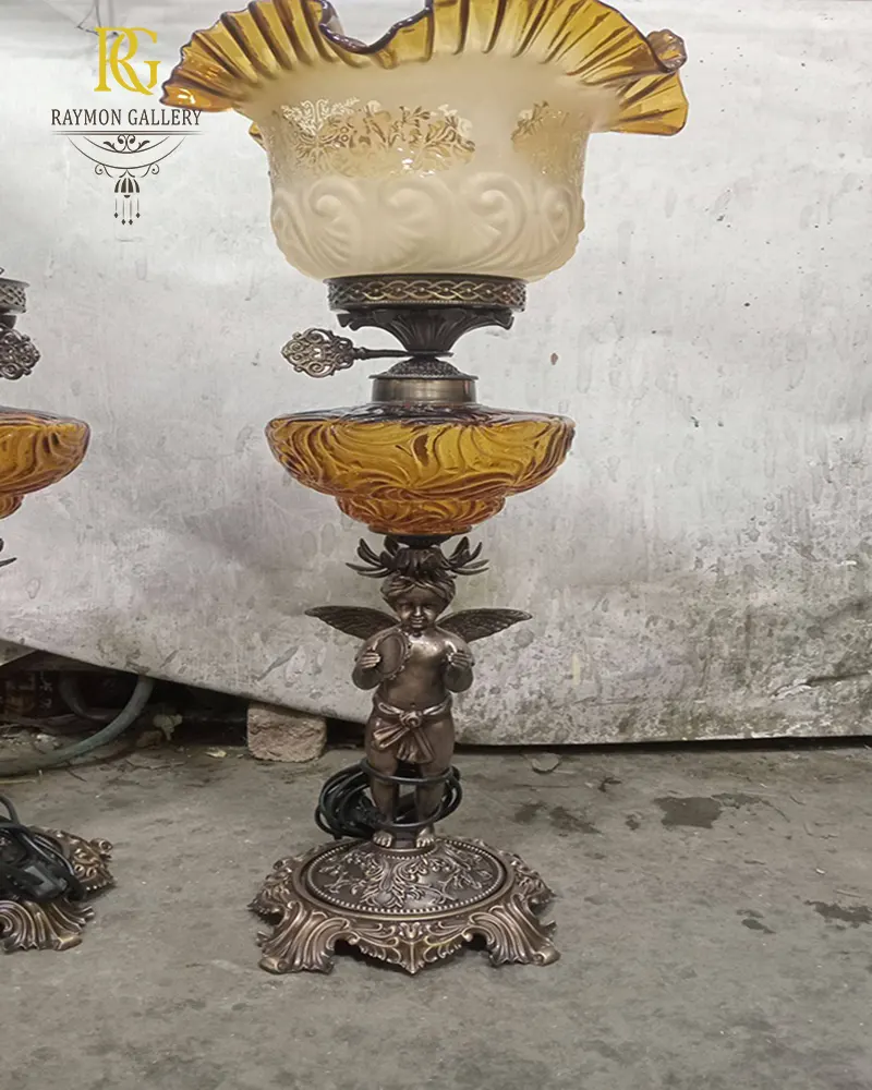 آباژور برنزی طرح فرشته